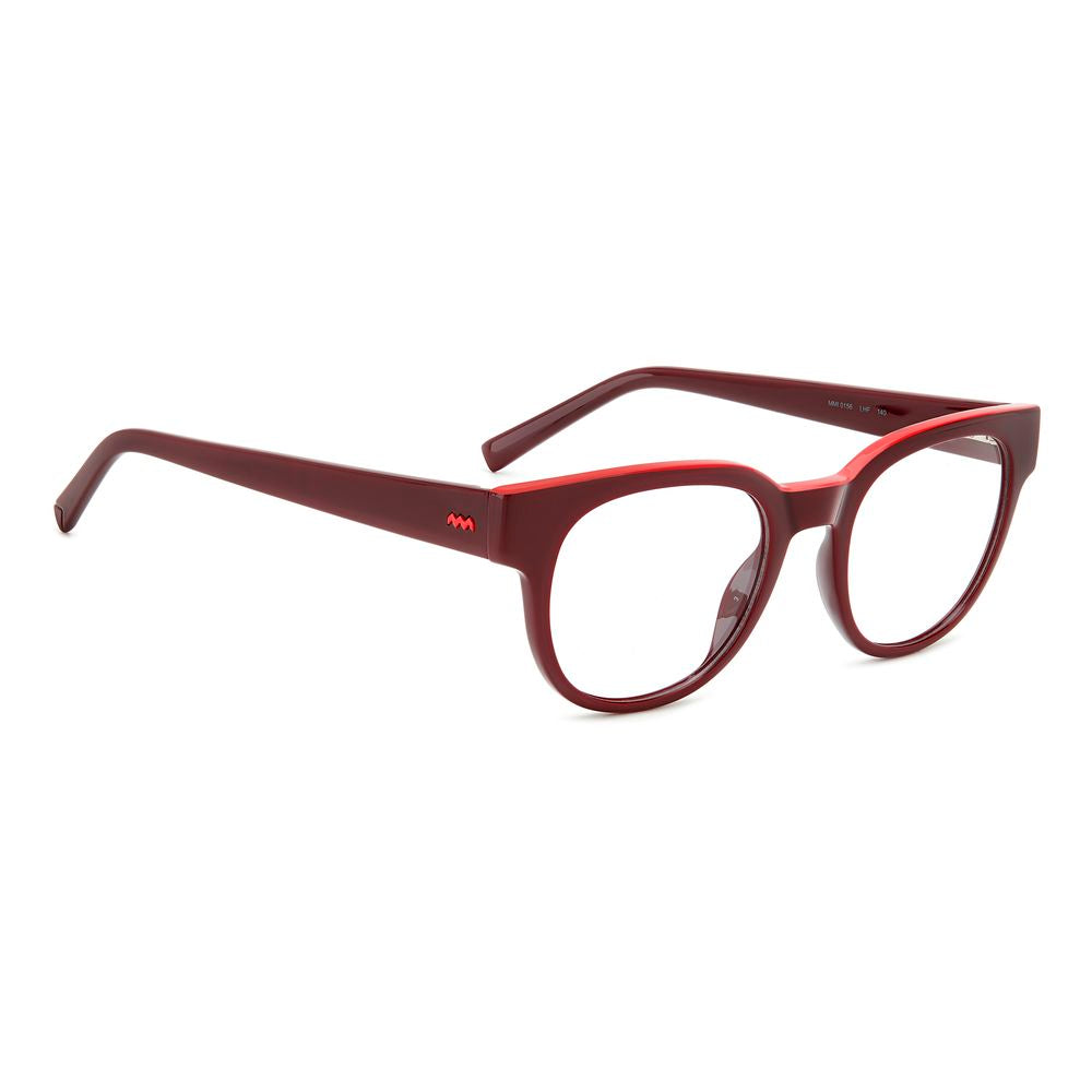 Montures en résine rouge M Missoni