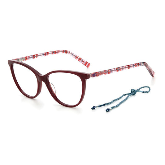 Montures en acétate rouge M Missoni