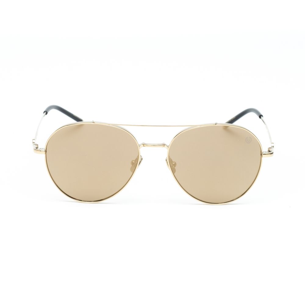 Lunettes de soleil Belstaff en titane doré
