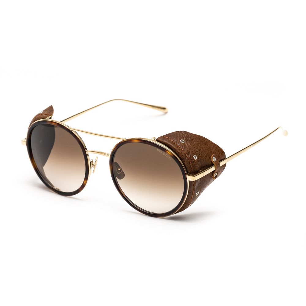 Lunettes de soleil Belstaff en titane doré