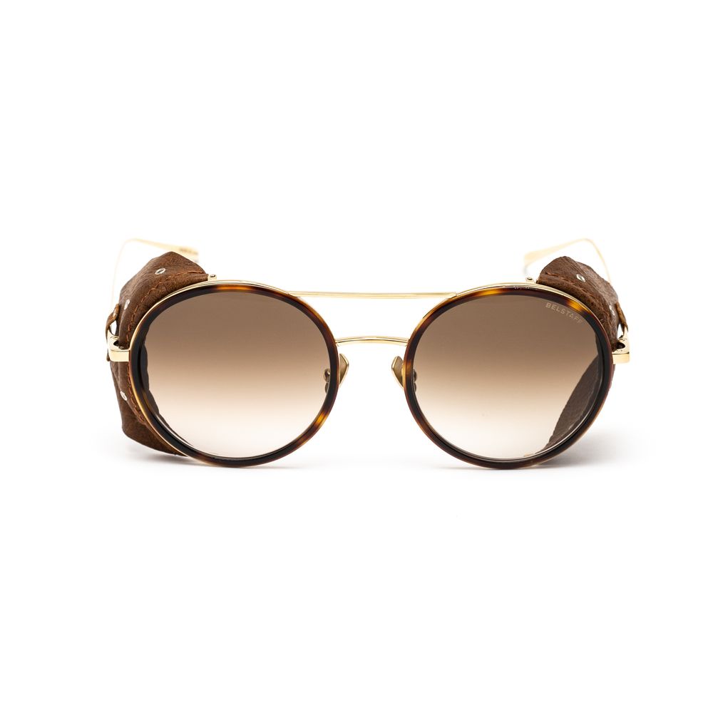 Lunettes de soleil Belstaff en titane doré