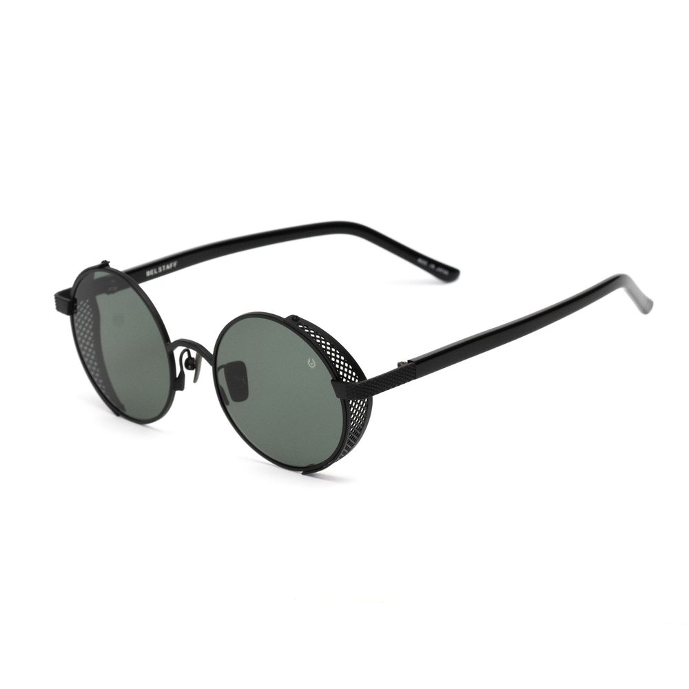 Lunettes de soleil Belstaff en acétate noir