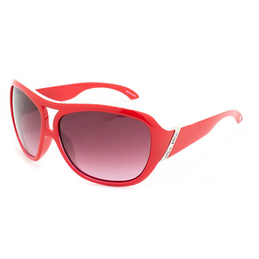 Lunettes de soleil Jee Vice en acétate rouge