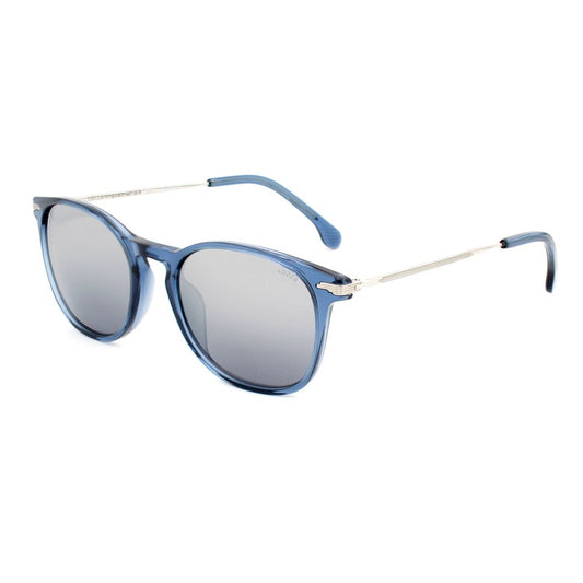 Lunettes de soleil en acétate bleu Lozza