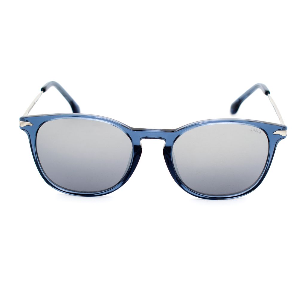 Lunettes de soleil en acétate bleu Lozza