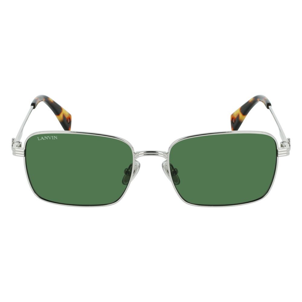 Lunettes de soleil Lanvin en métal gris