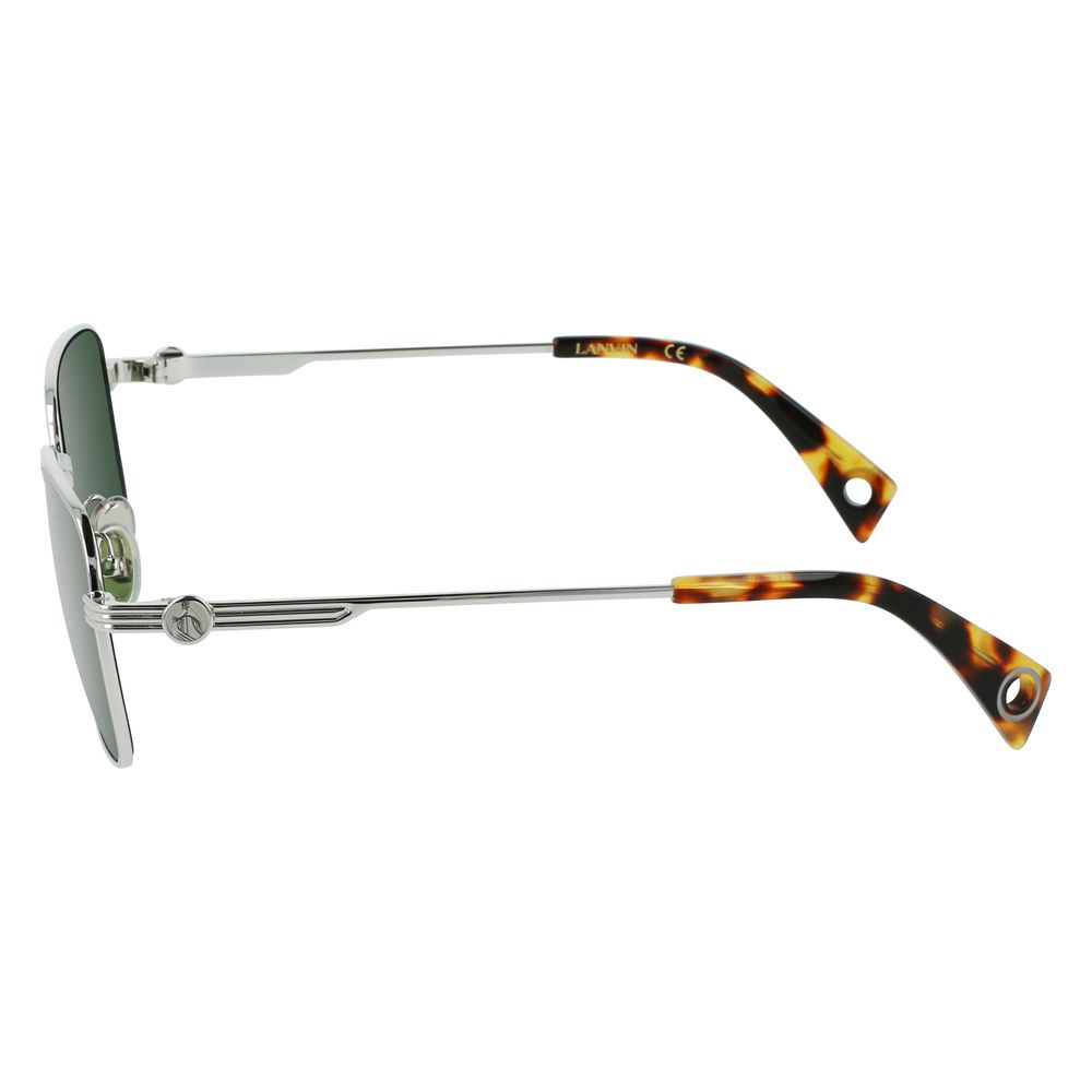Lunettes de soleil Lanvin en métal gris