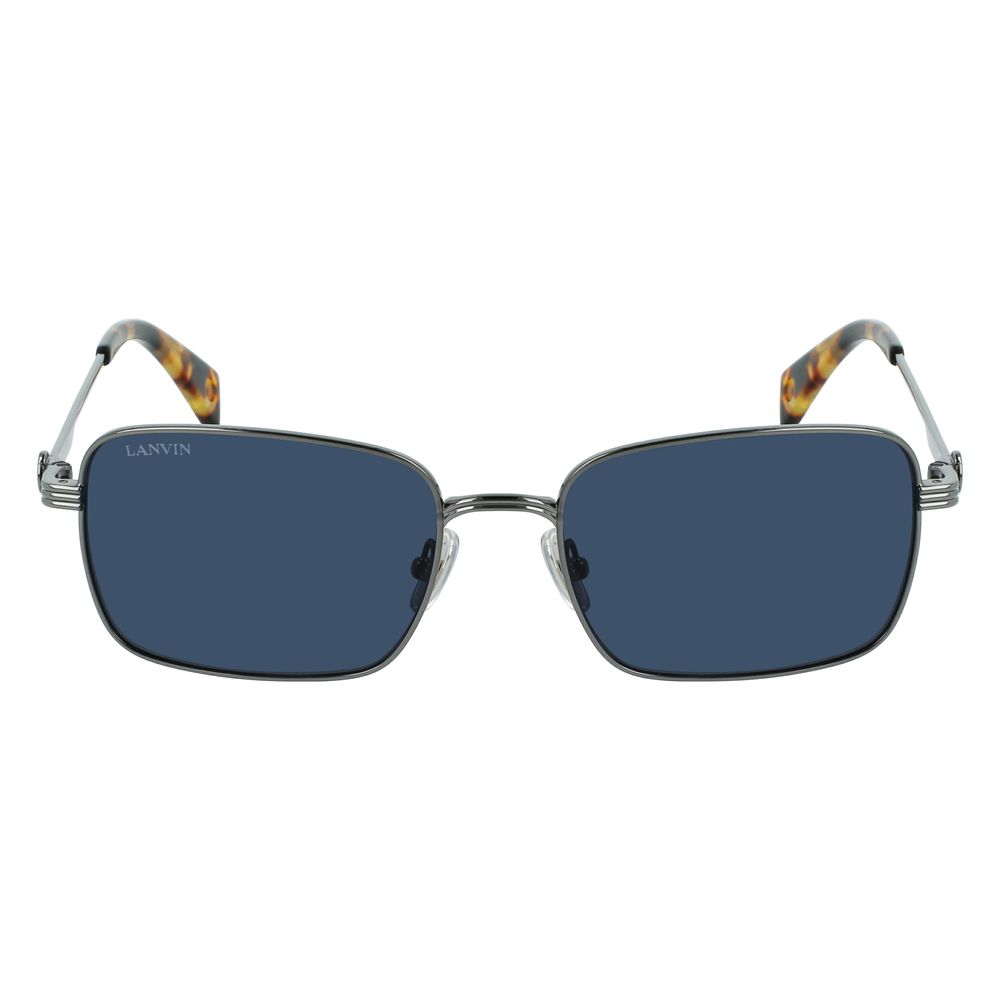 Lunettes de soleil Lanvin en métal gris