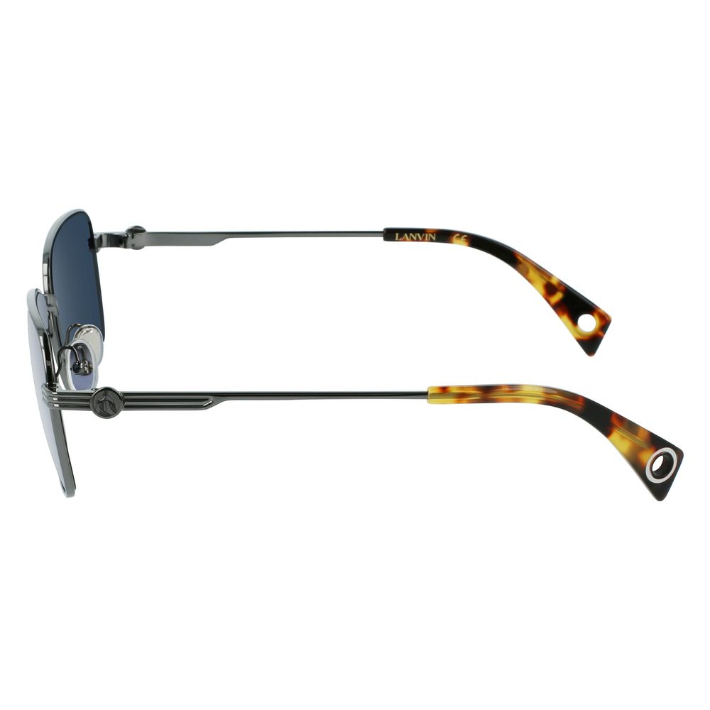 Lunettes de soleil Lanvin en métal gris