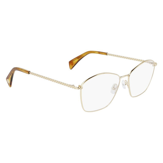 Montures en métal jaune Lanvin