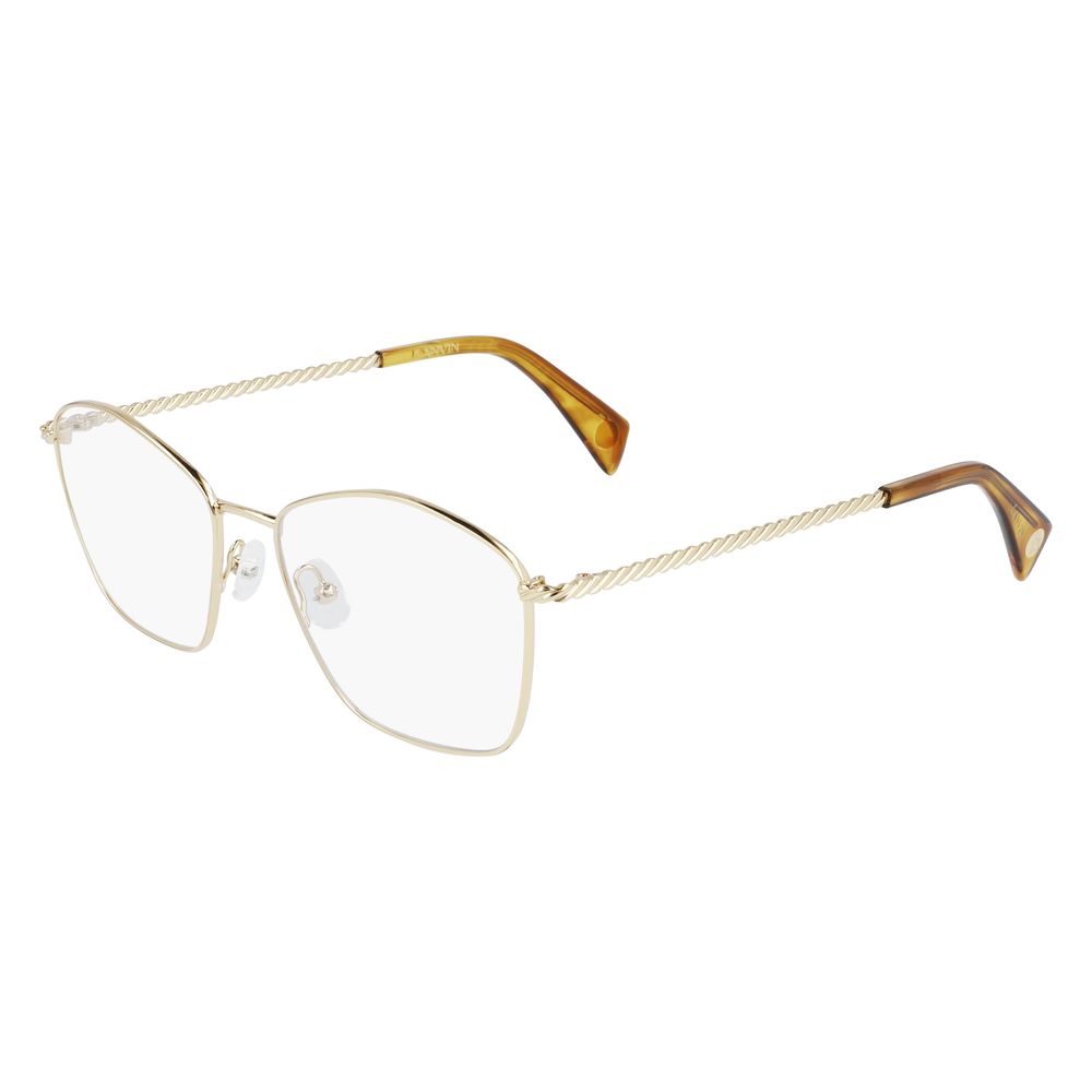 Montures en métal jaune Lanvin