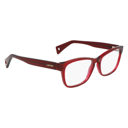 Montures en acétate rouge Lanvin