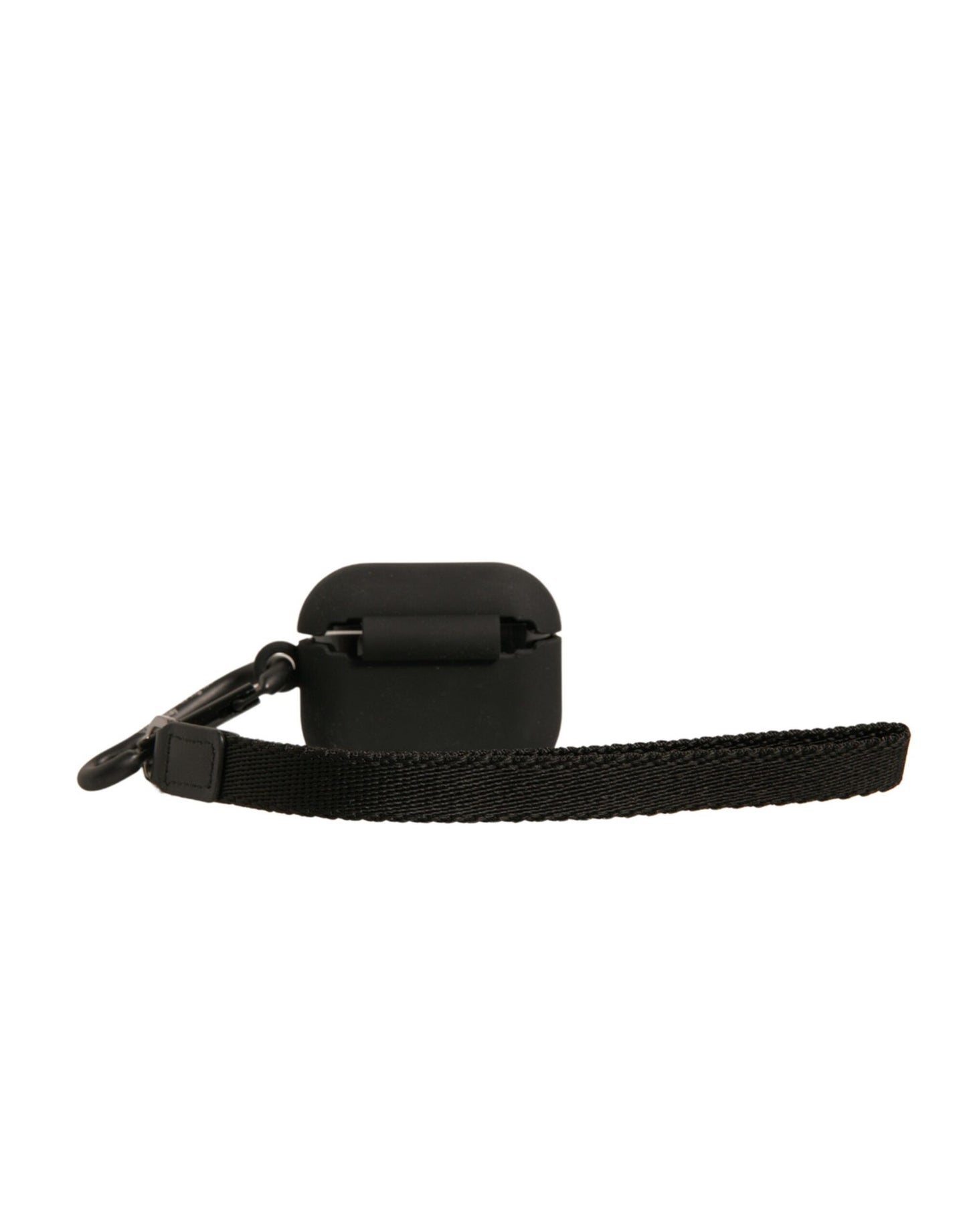 Étui pour Airpods Dolce &amp; Gabbana en caoutchouc de silicone noir avec logo en relief
