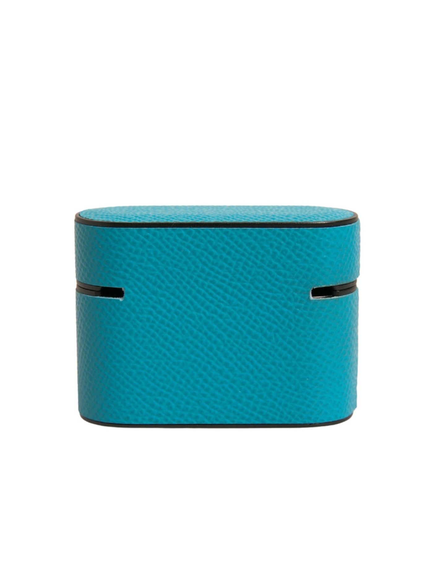 Étui pour Airpods Dolce &amp; Gabbana en cuir vert avec logo en métal