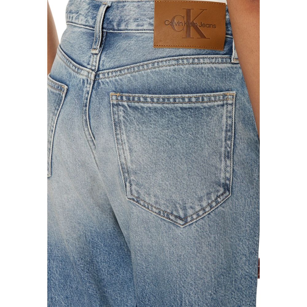 Jean slim en coton bleu clair Calvin Klein Jeans