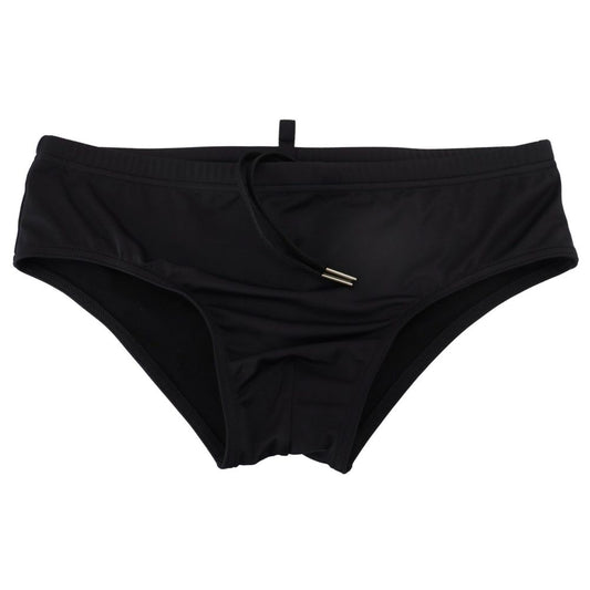 Dsquared² Black Polyamide Swim Briefs