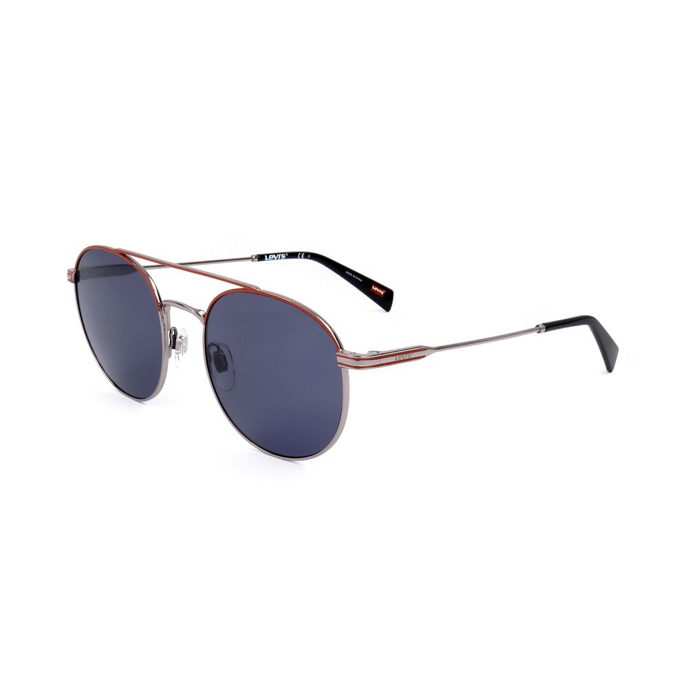 Lunettes de soleil Levi's grises en acier inoxydable