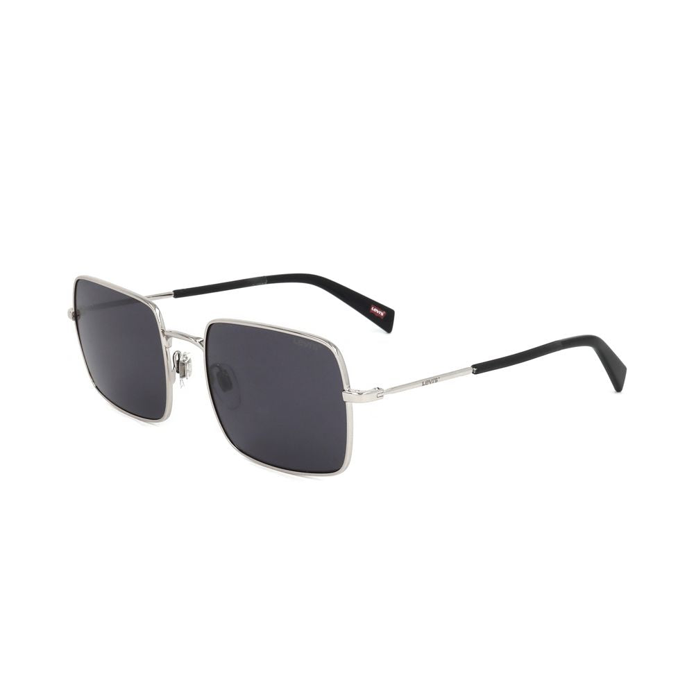 Lunettes de soleil Levi's grises en acier inoxydable