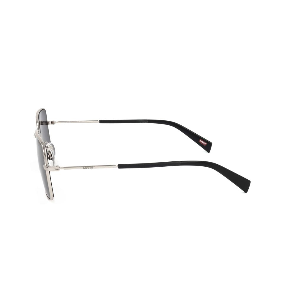 Lunettes de soleil Levi's grises en acier inoxydable