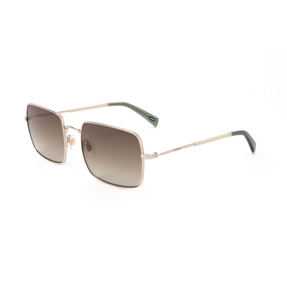 Lunettes de soleil Levi's en acier inoxydable doré