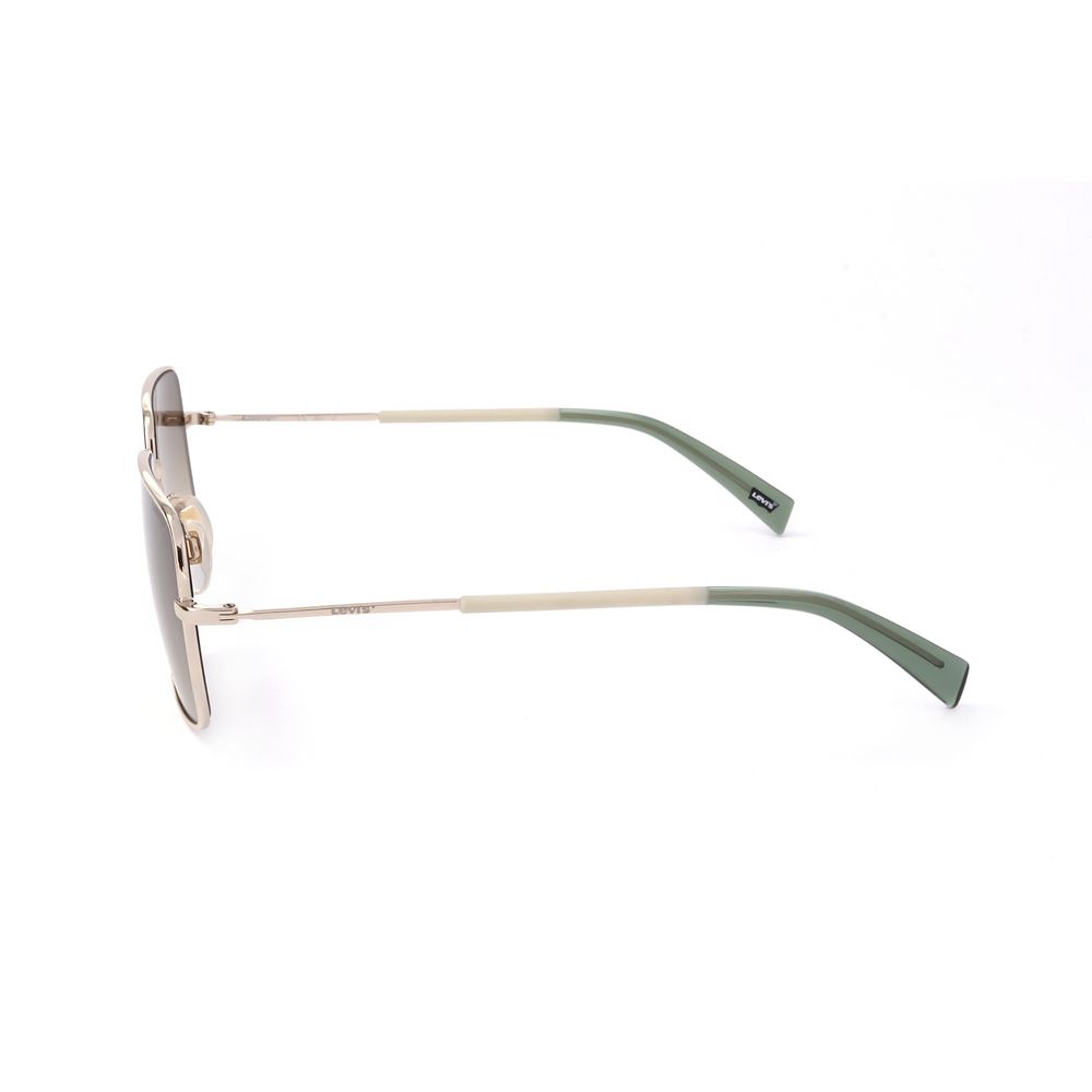 Lunettes de soleil Levi's en acier inoxydable doré