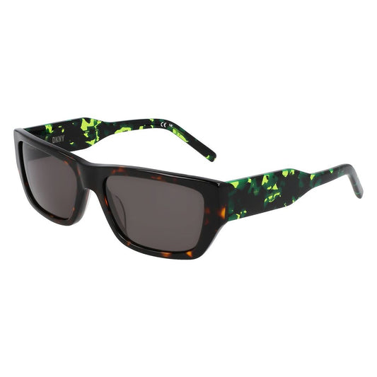 Lunettes de soleil DKNY en acétate marron