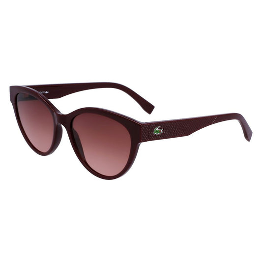 Lunettes de soleil injectées rouges Lacoste