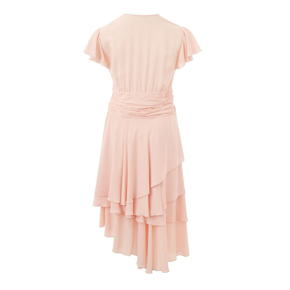 Robe élégante en acétate rose Lardini