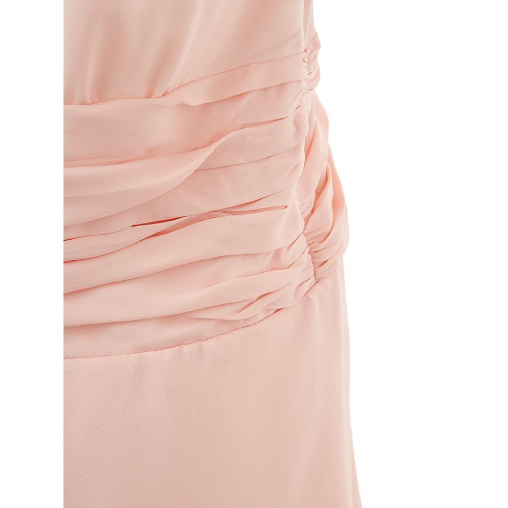 Robe élégante en acétate rose Lardini