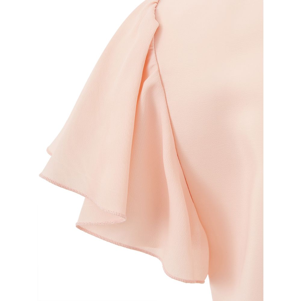 Robe élégante en acétate rose Lardini