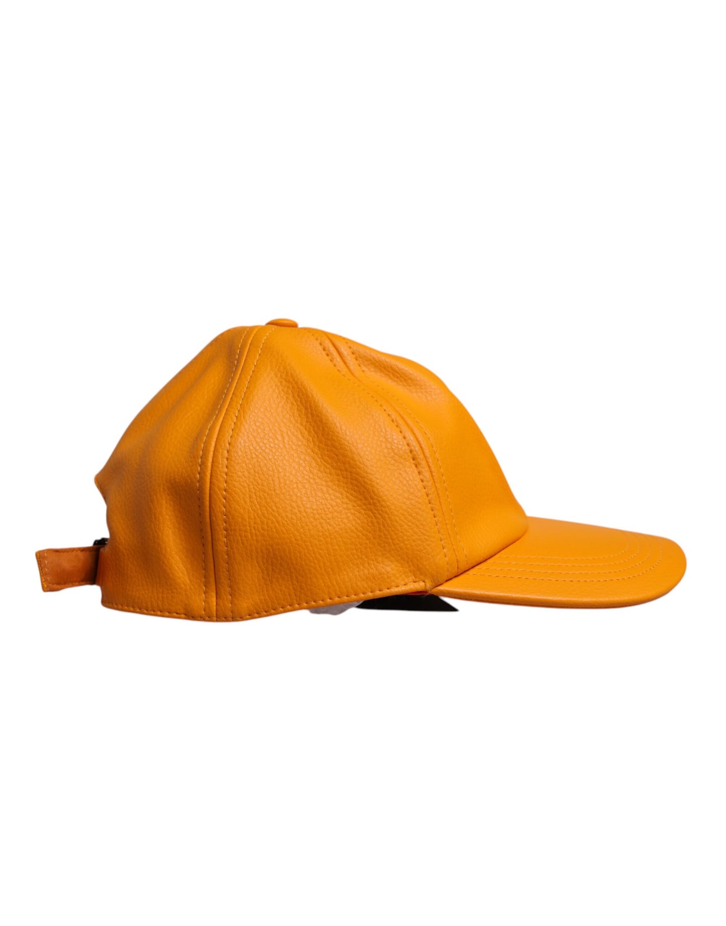 Dolce & Gabbana Orange Cotton 6 Panels Baseball Cap