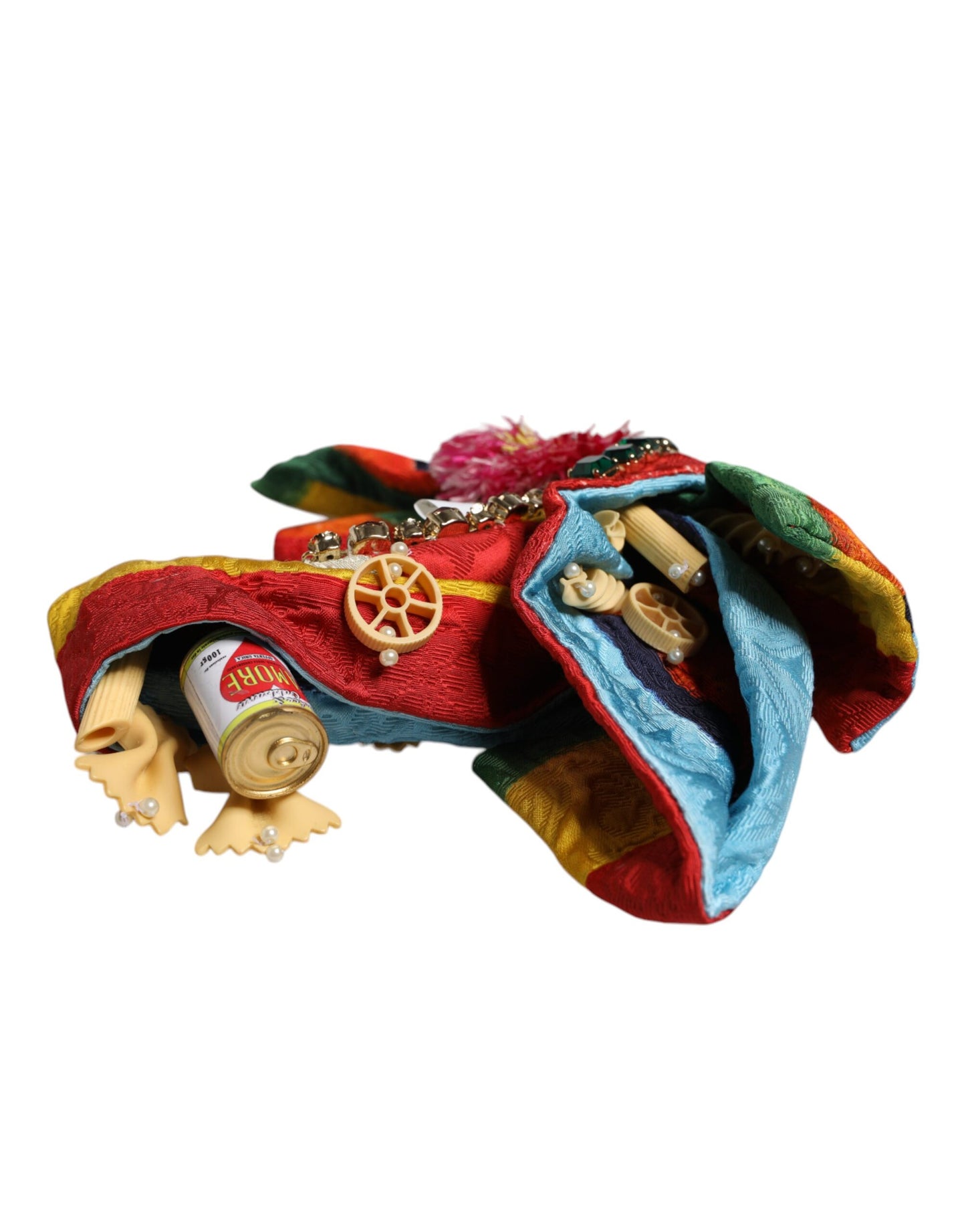 Bandeau diadème Dolce &amp; Gabbana à fleurs multicolores orné de cristaux