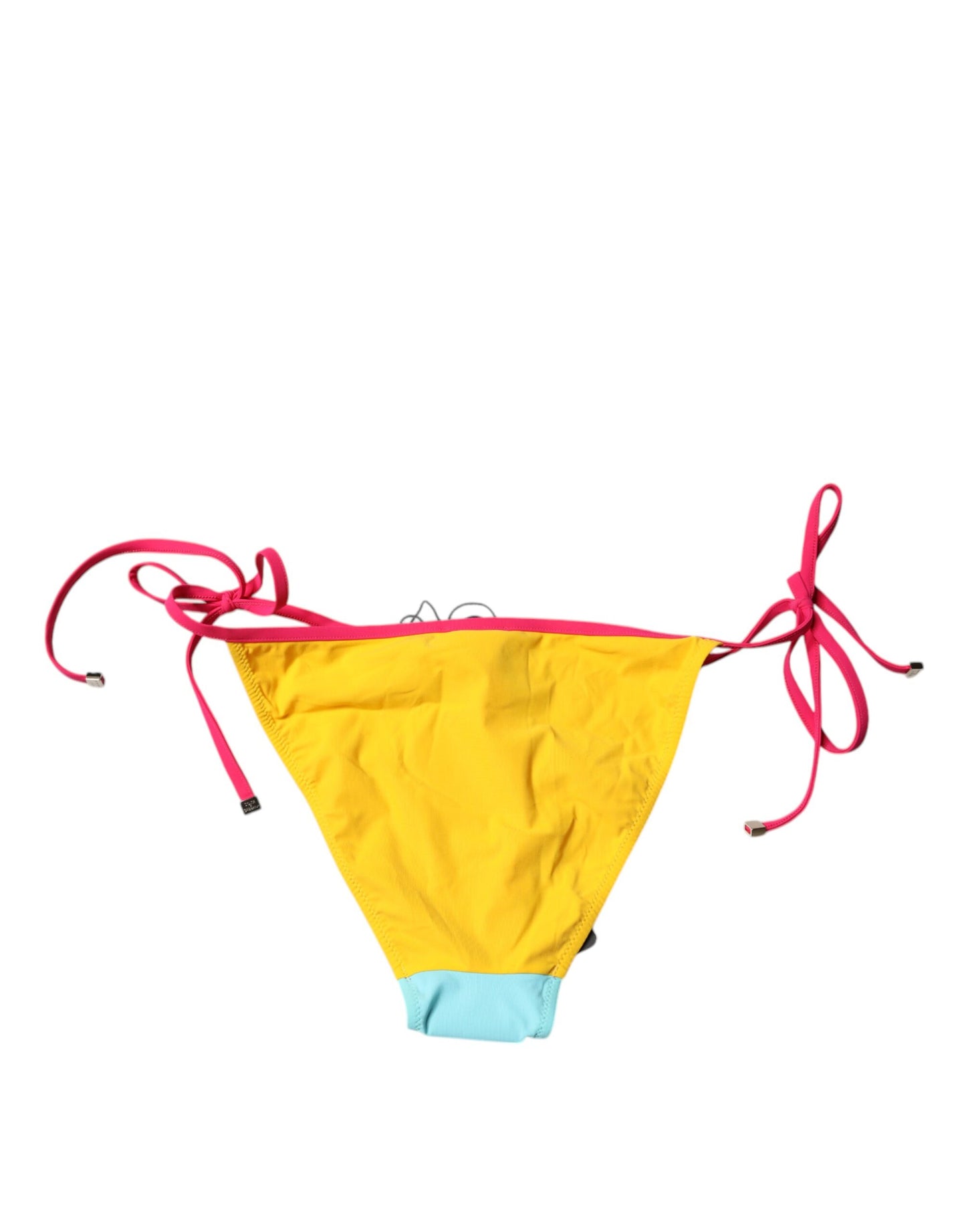 Bas de bikini à logo multicolore Dolce &amp; Gabbana