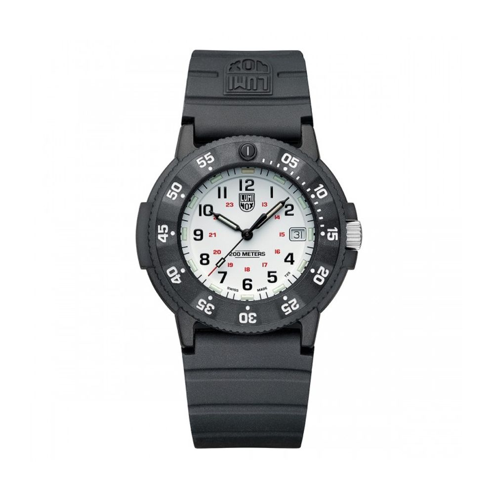 Luminox Black Rubber Sport Watch