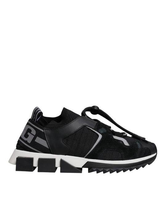 Baskets de randonnée Sorrento noires en maille Dolce &amp; Gabbana