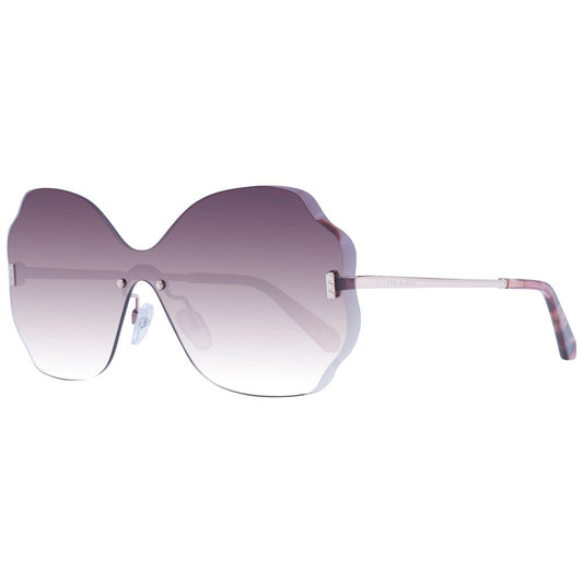 Lunettes de soleil Ted Baker pour femme en or rose