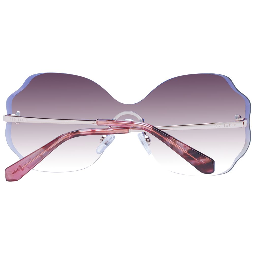 Lunettes de soleil Ted Baker pour femme en or rose