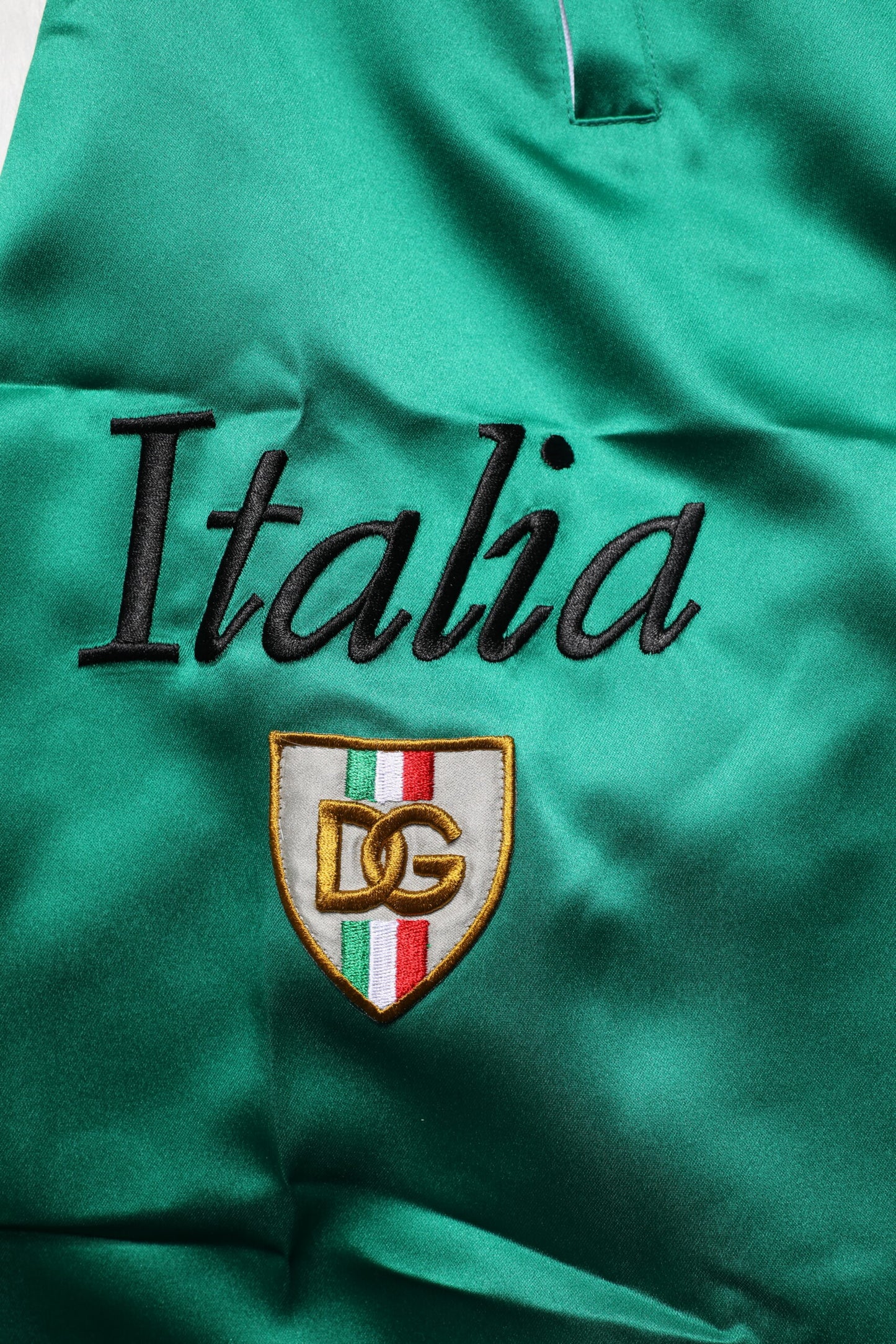 Dolce & Gabbana Multicolor Italia Polyester Bermuda Shorts