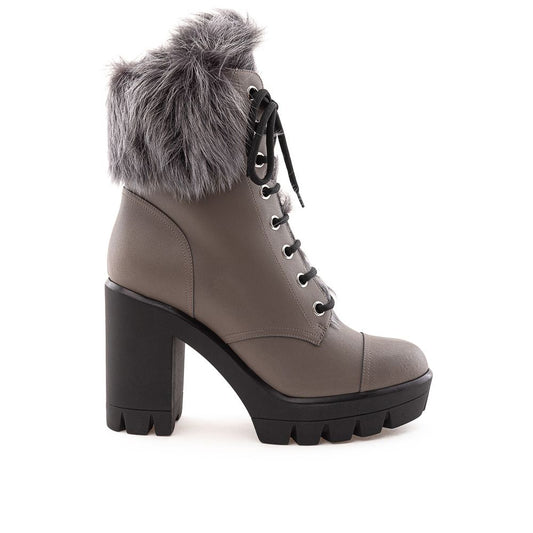 Giuseppe Zanotti Stiefel aus grauem Öko-Leder