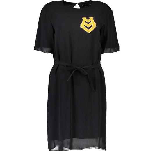 Robe noire en fibres diverses Love Moschino pour femme