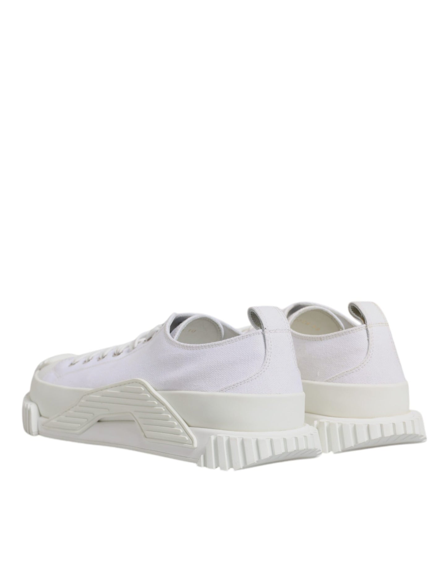 Dolce & Gabbana White Leather Low Top NS1 Sneakers Shoes