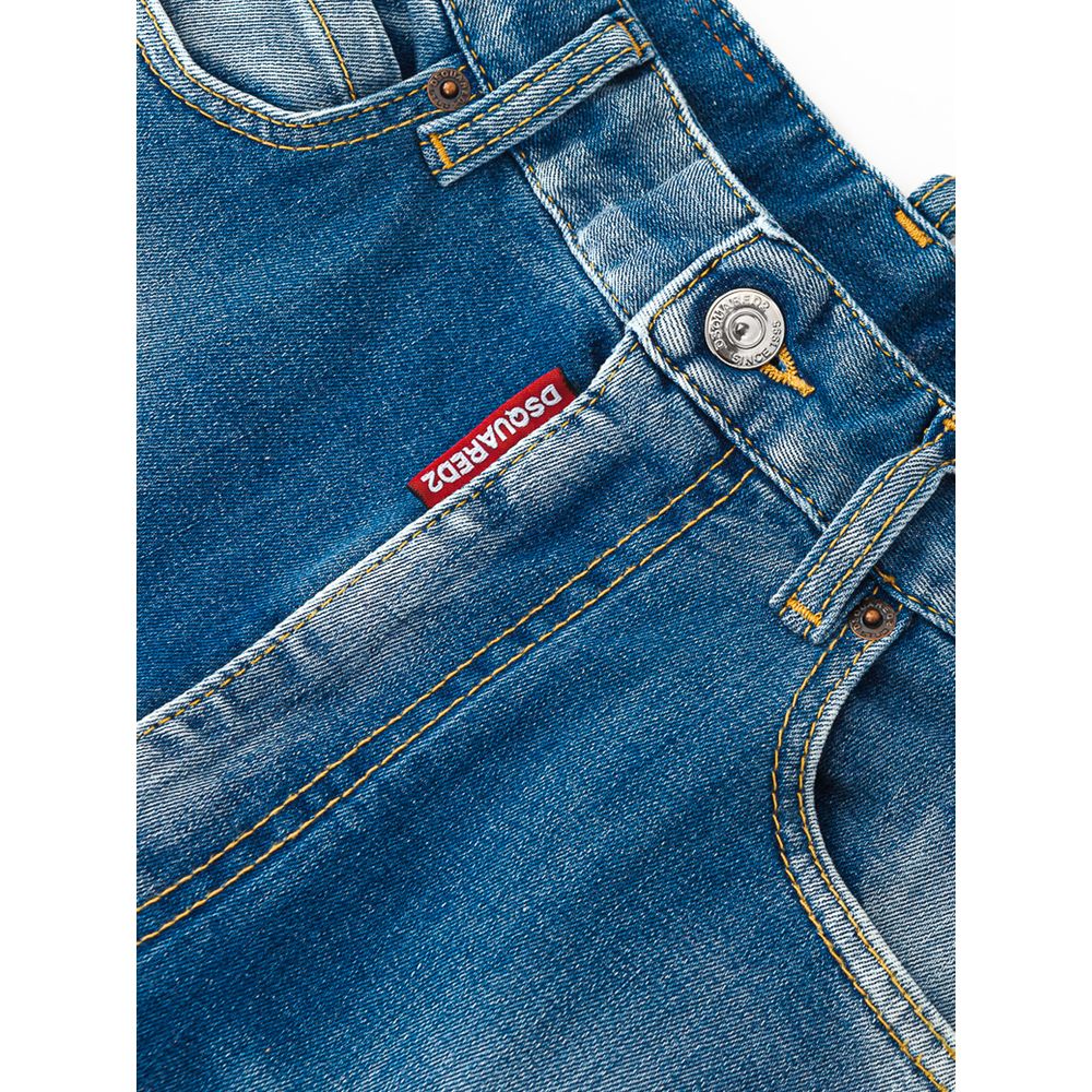 Dsquared² Blaue Jeans aus Baumwolldenim