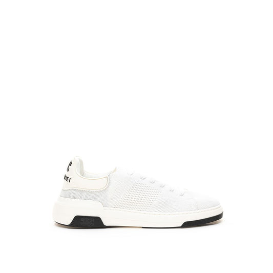 Baskets élégantes en cuir blanc Casadei