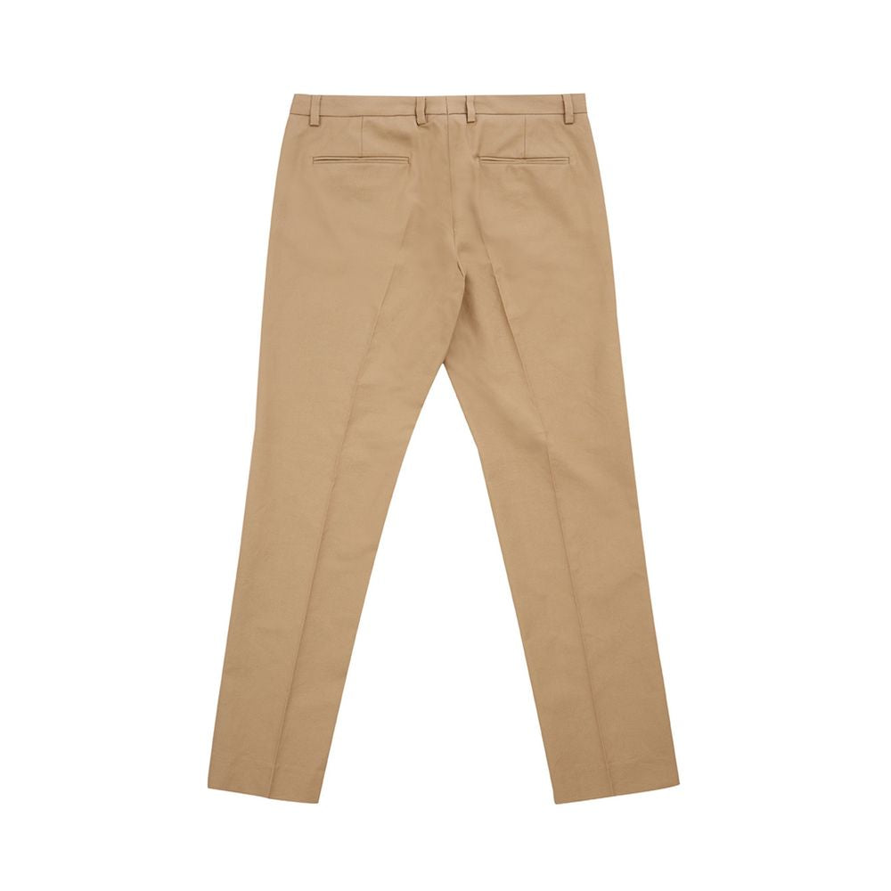 Pantalon élégant en coton marron Lardini pour femme