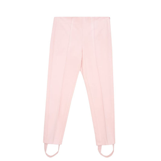 Lardini Pantalon élégant en viscose rose pour un style chic
