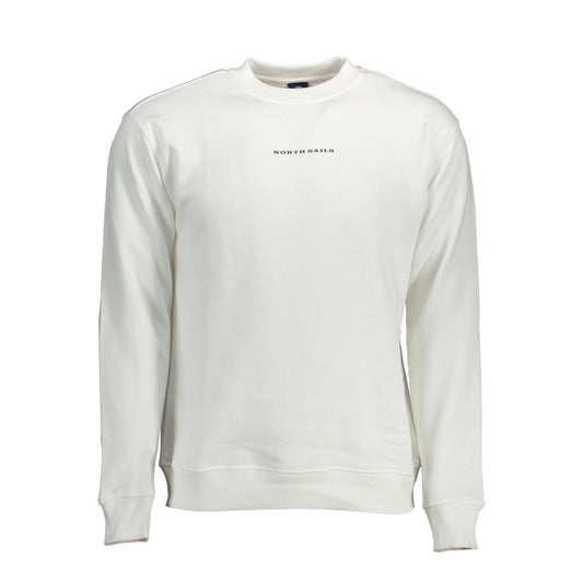 North Sails Bianco Cotton Men Sweatshirt