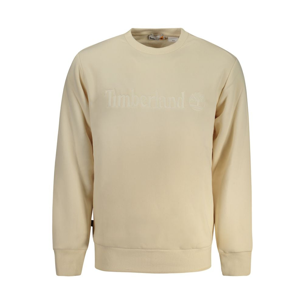 Timberland Beige Cotton Men's Sweatshirt