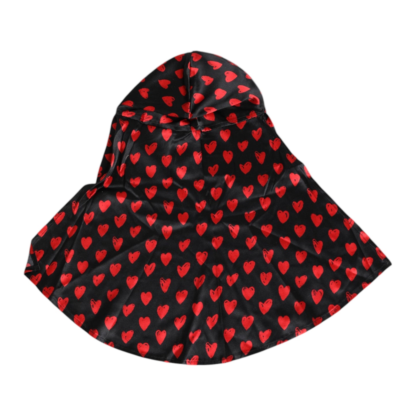 Chapeau Dolce &amp; Gabbana en polyester noir et rouge à cœurs