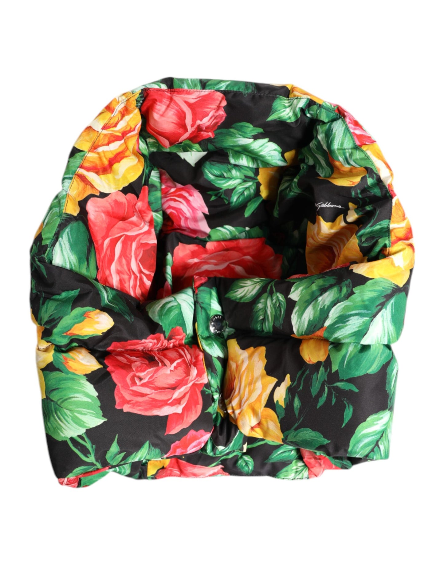 Chapeau enveloppant à imprimé floral multicolore Dolce &amp; Gabbana