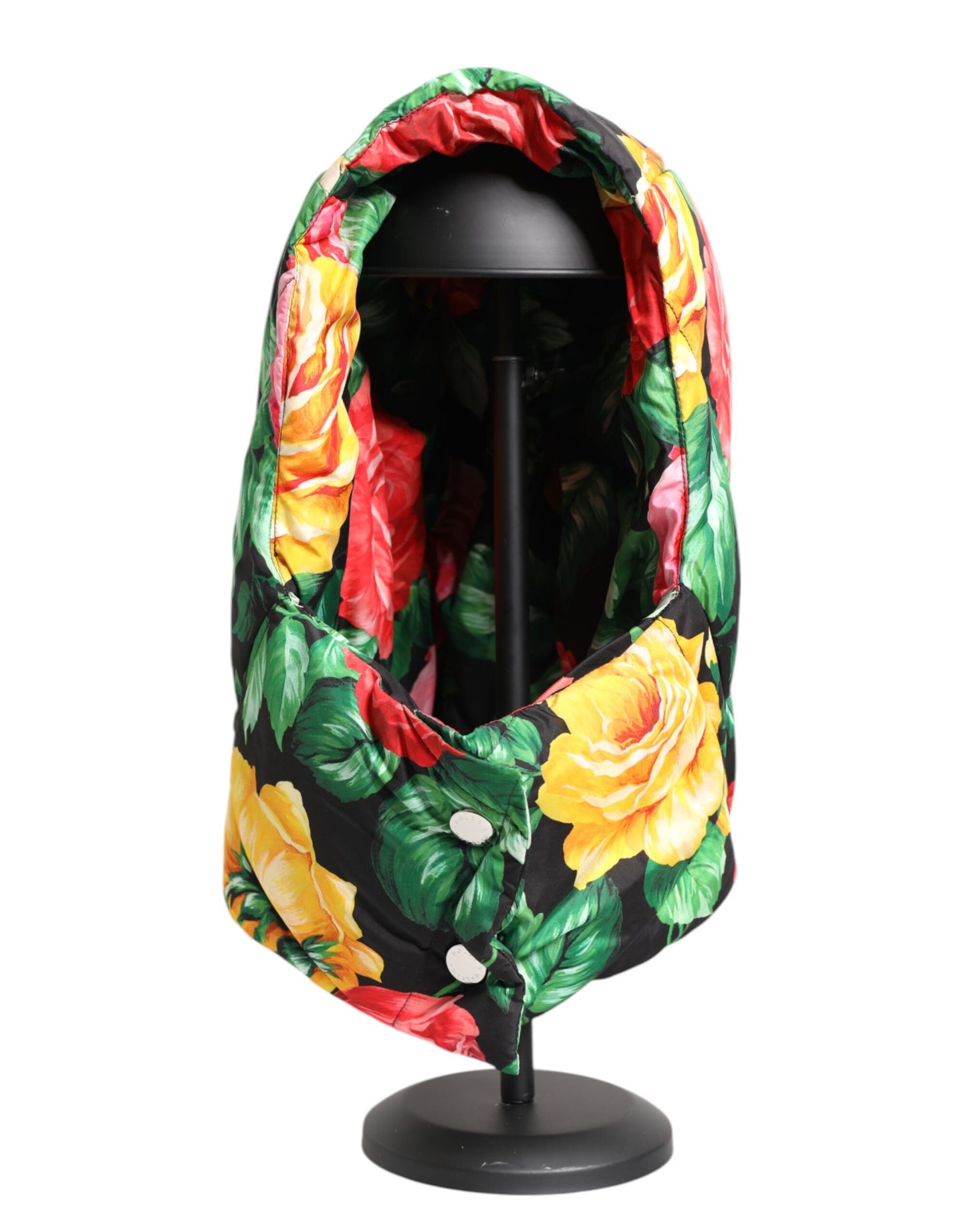 Chapeau enveloppant à imprimé floral multicolore Dolce &amp; Gabbana